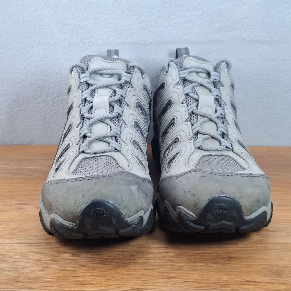 Oboz Sawtooth II Low Women's 9.5 Wide EU 41 Waterproof Hiking Shoes Tan Leather
